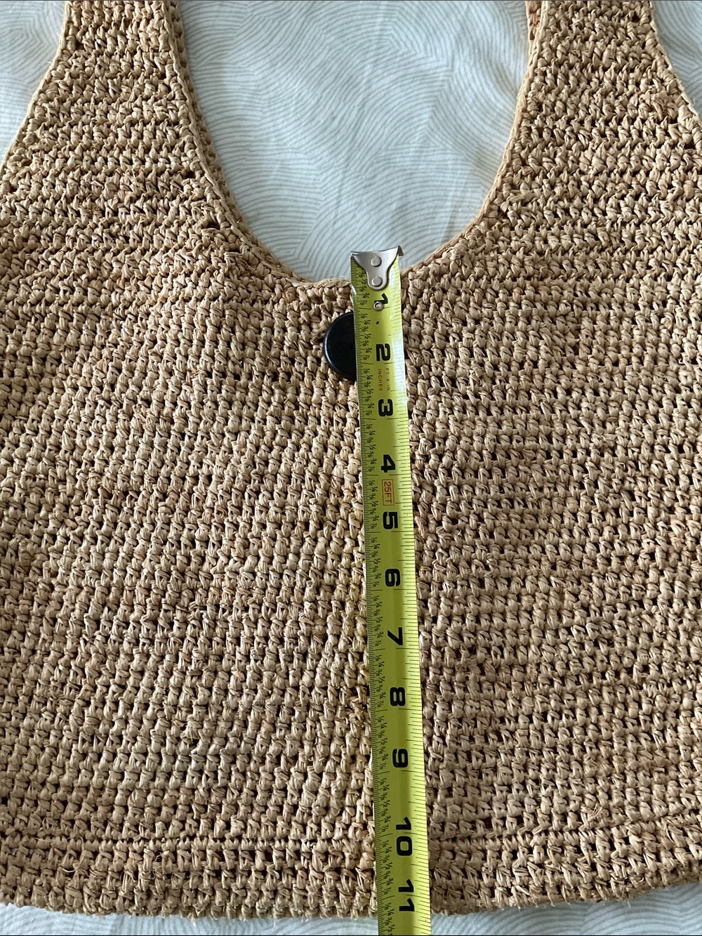 Helen Kaminski Raffia Shoulder Bag in Tan - Picture 8 of 9
